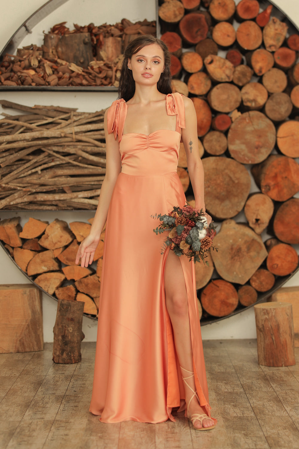 bernadette orange dress BERNADETTE - Melody Dress