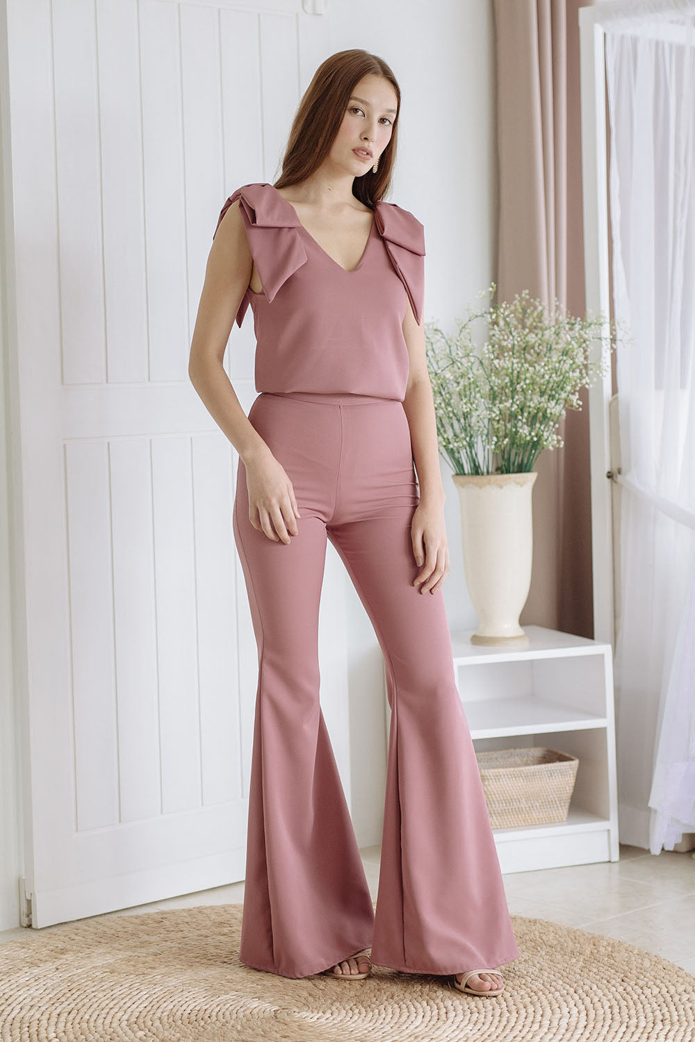 Old sales rose jumpsuit