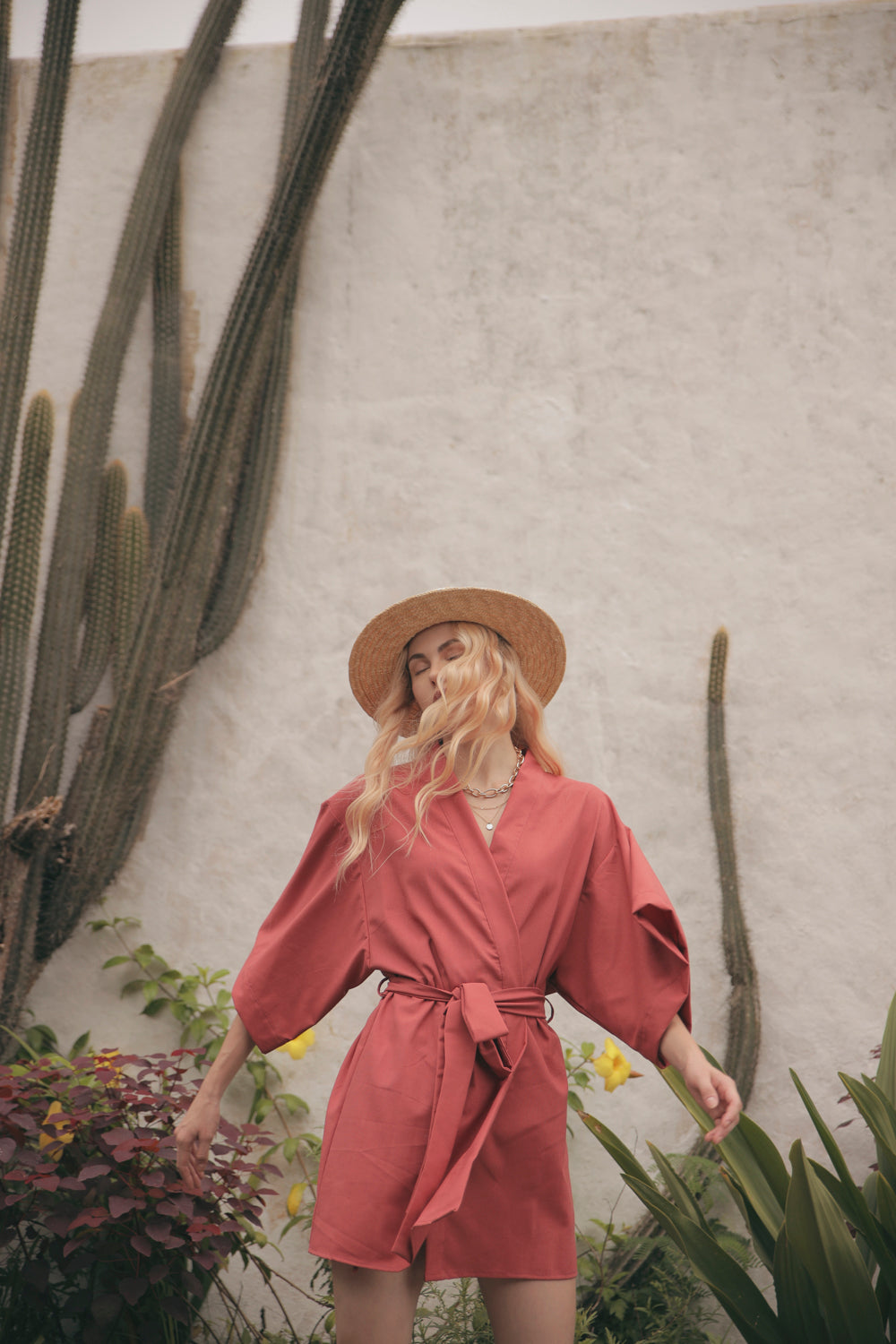 CORFU Robe Dress (Rust Linen) – Zoo Label
